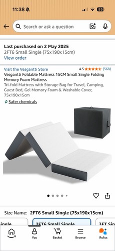 Tri fold memory foam - tri-fold,